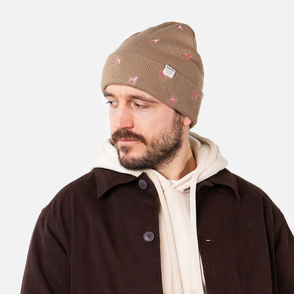 Bonnet à Revers Caniches Vinson sable BARTS