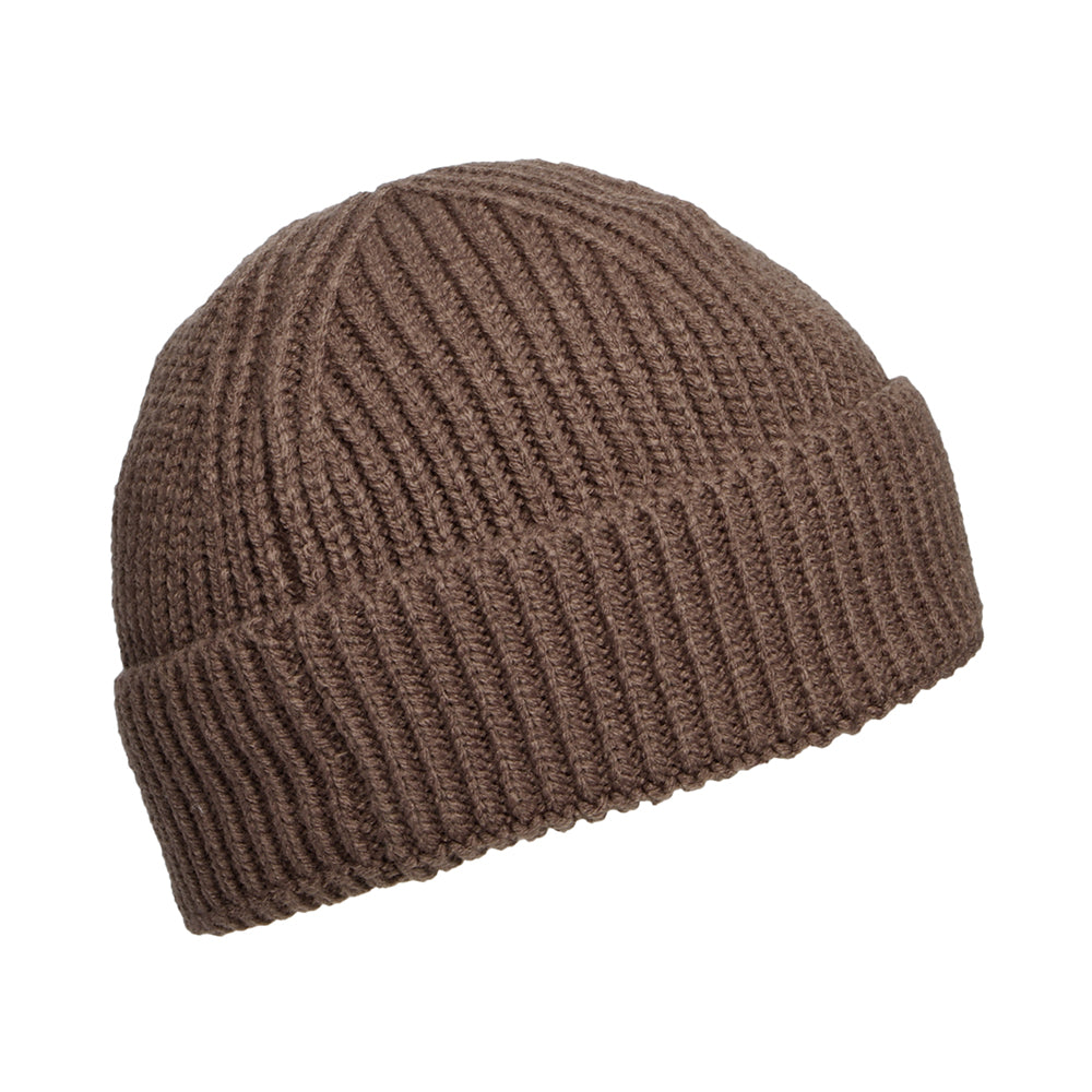 Bonnet Marin à Revers TNF Logo Box marron fumé THE NORTH FACE