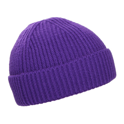 Bonnet Marin à Revers TNF Logo Box violet THE NORTH FACE