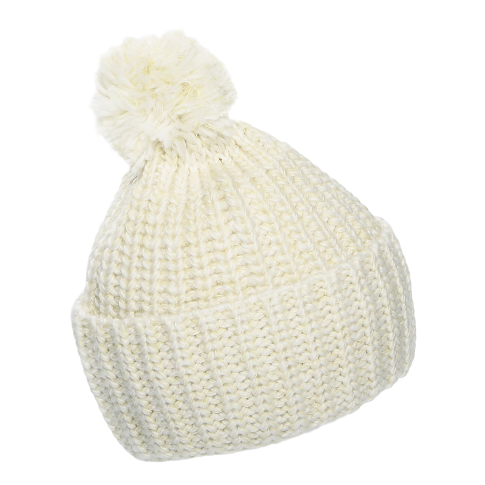 Bonnet à Pompon Cozy Chunky Cabin blanc cassé THE NORTH FACE