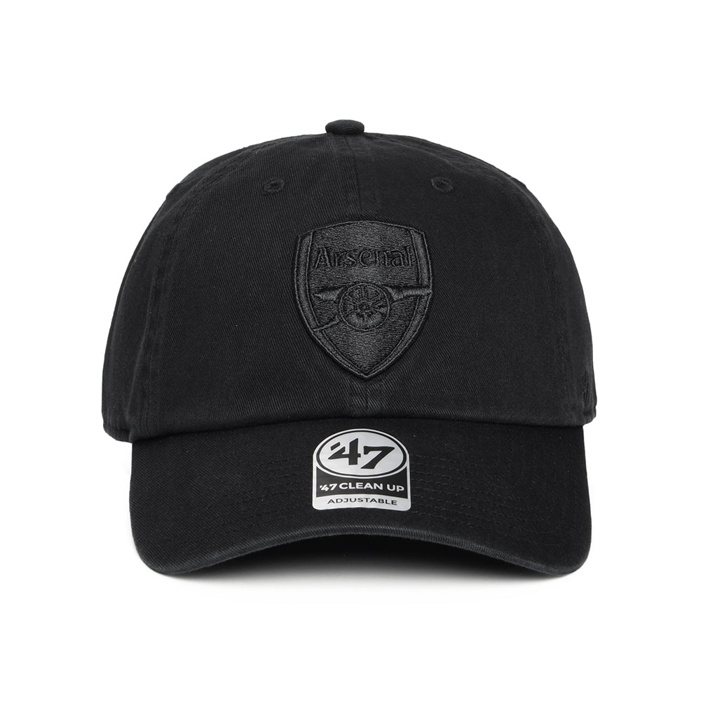Casquette Clean Up Arsenal FC noir sur noir 47 BRAND