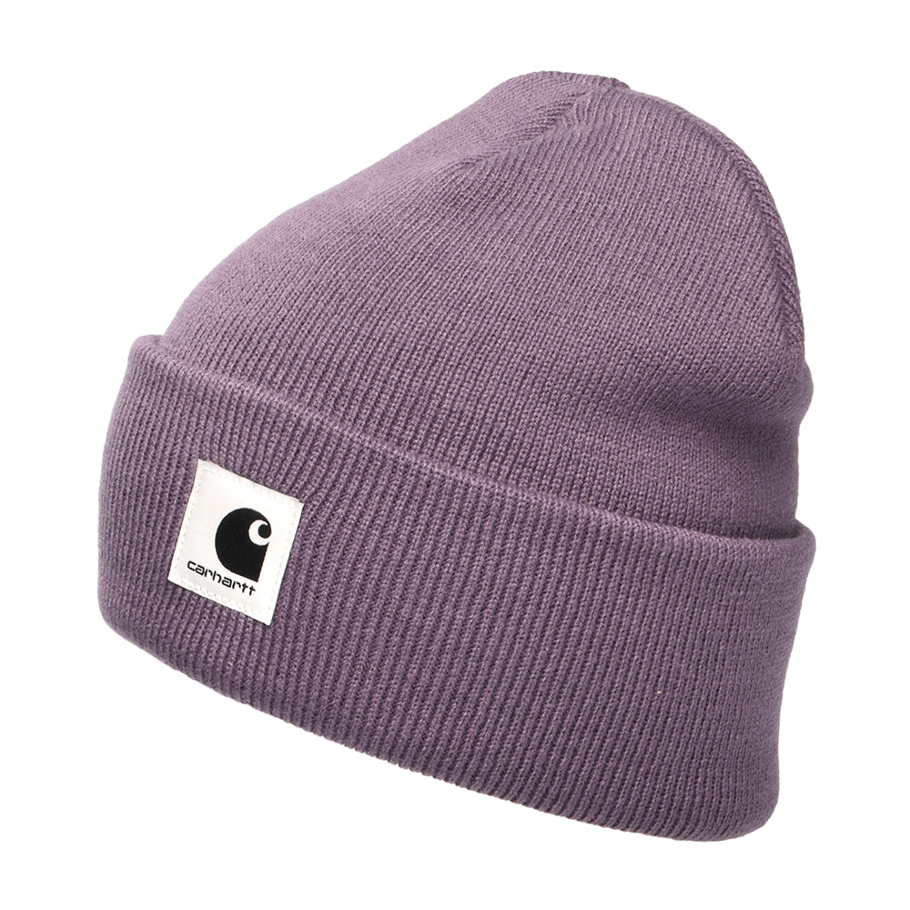 Bonnet à Revers Ashley prune clair CARHARTT WIP