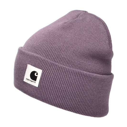Bonnet à Revers Ashley prune clair CARHARTT WIP