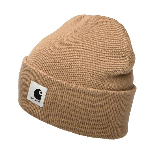 Bonnet à Revers Ashley beige sable CARHARTT WIP