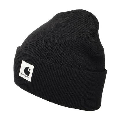 Bonnet à Revers Ashley noir CARHARTT WIP