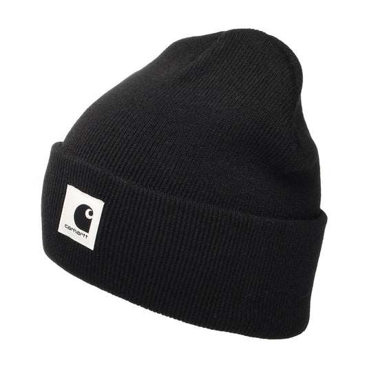 Bonnet à Revers Ashley noir CARHARTT WIP