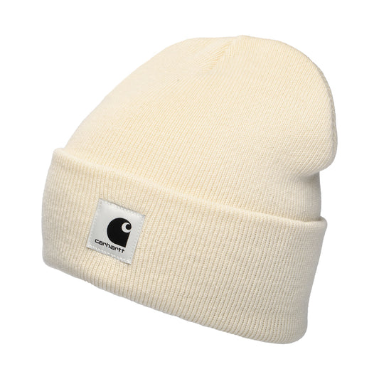 Bonnet à Revers Ashley blanc cassé CARHARTT WIP