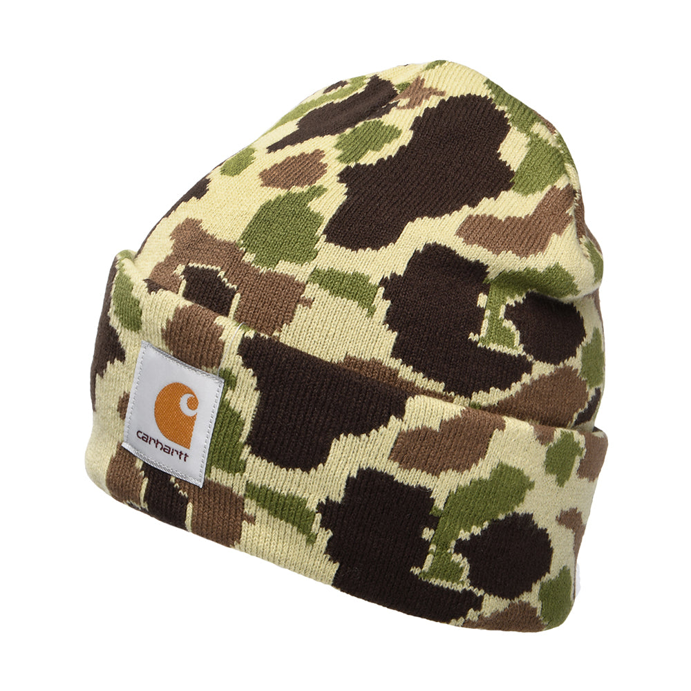 Bonnet Jacquard Duck camouflage CARHARTT WIP