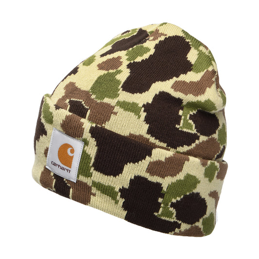 Bonnet Jacquard Duck camouflage CARHARTT WIP