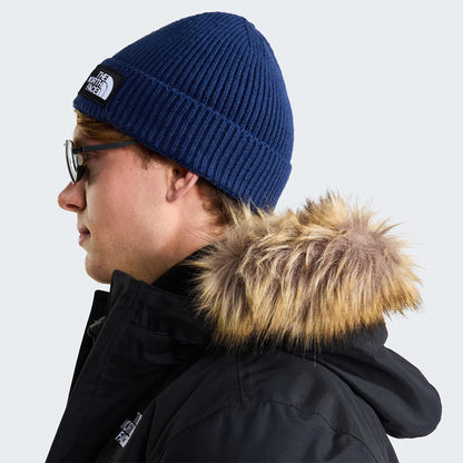 Bonnet Recyclé TNF Logo Box bleu marine THE NORTH FACE