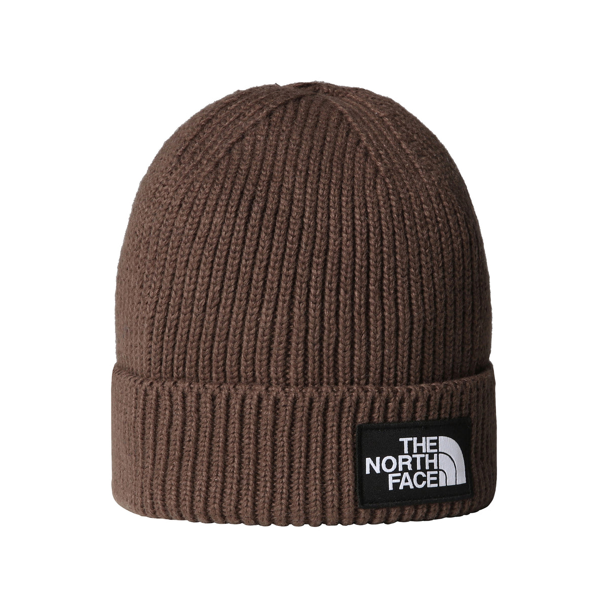Bonnet Recyclé TNF Logo Box marron fumé THE NORTH FACE