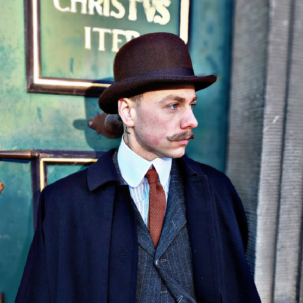 Chapeau Melon marron JAXON & JAMES - VENTE EN GROS