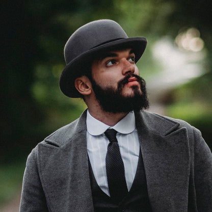 Chapeau Melon gris JAXON & JAMES - VENTE EN GROS