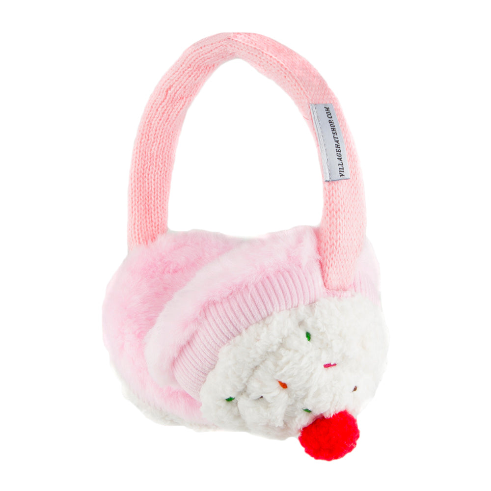 Cache-Oreilles Cupcake rose VILLAGE HATS - VENTE EN GROS