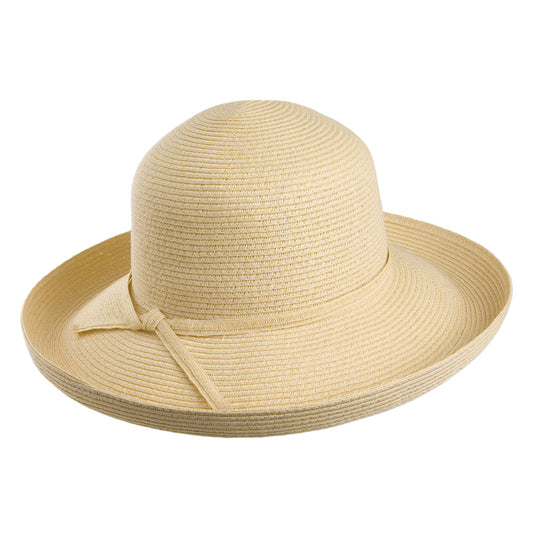 Chapeau Été Pliable Traveller naturel SUR LA TÊTE