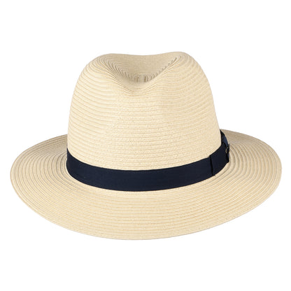 Chapeau Fedora en Paille Toyo Aveloz naturel BARTS