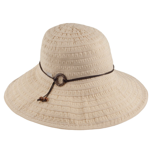 Chapeau d'Eté Safari Coconut Ring beige BETMAR