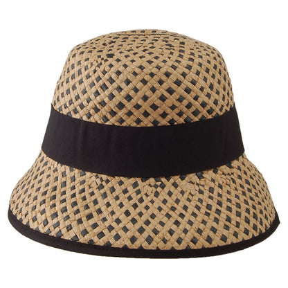Chapeau Été Bridgitte naturel-noir BETMAR