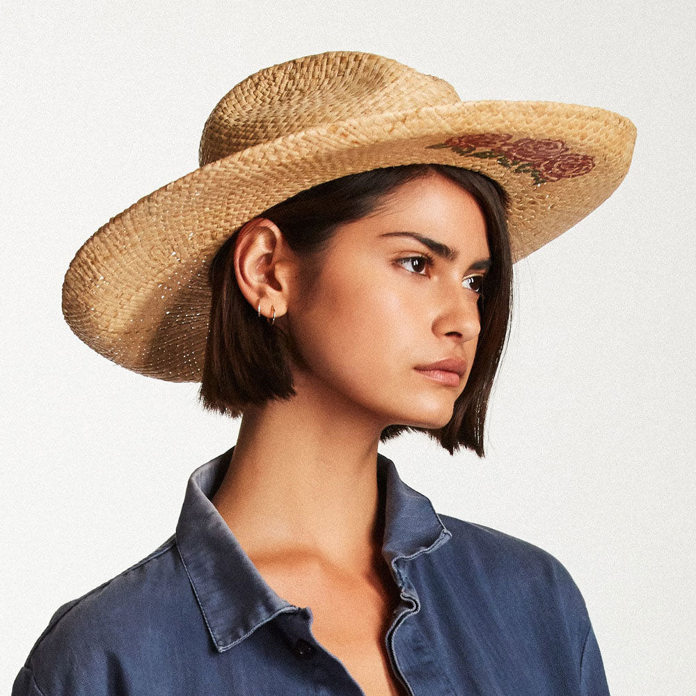 Chapeau Fedora Été Jenna naturel BRIXTON