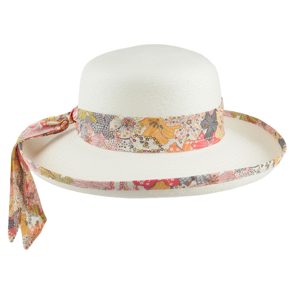 Chapeau Panama à Imprimé Floral Liberty naturel OLNEY