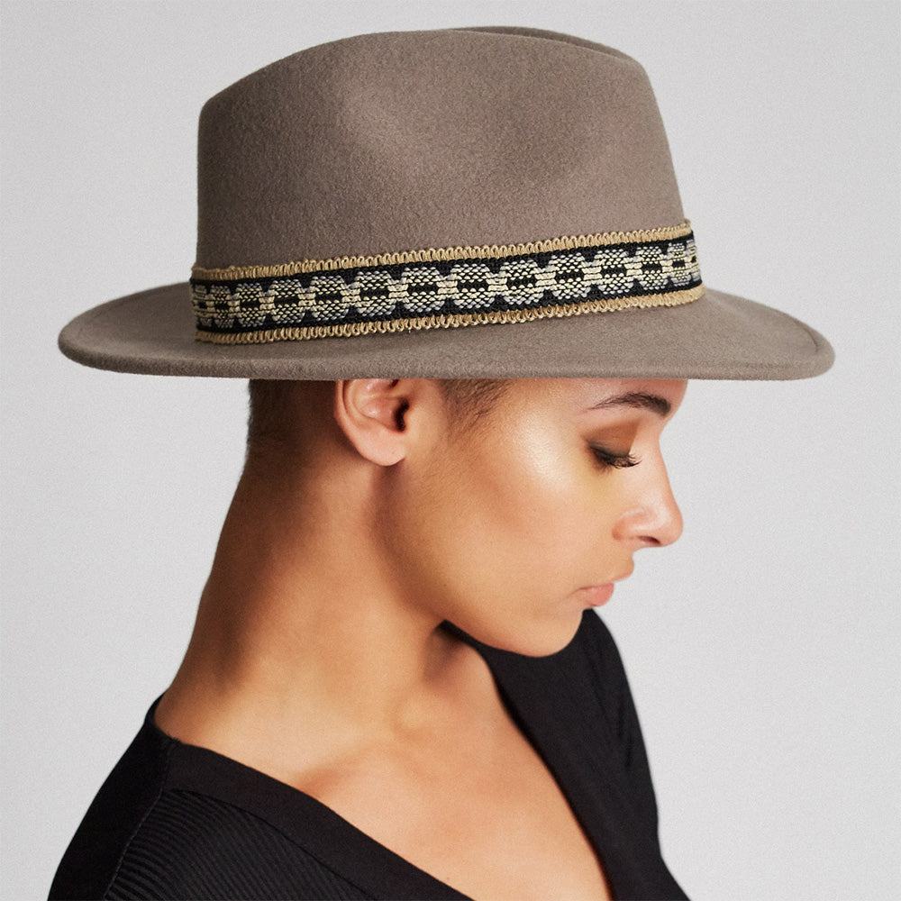 Chapeau Fedora Fiona II naturel BRIXTON