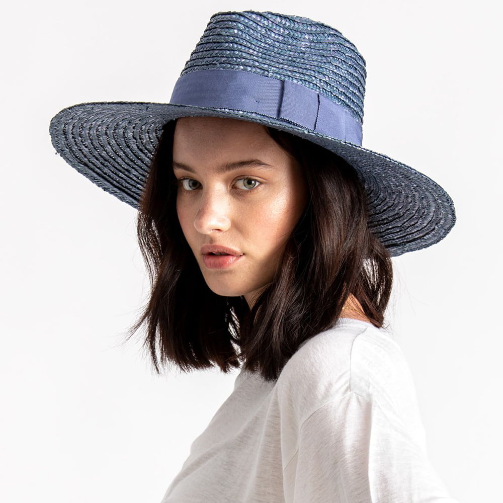 Chapeau Été en Paille Joanna bleu glacé BRIXTON