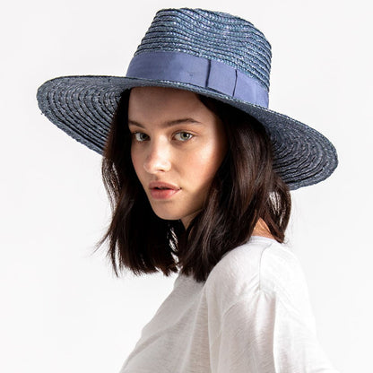 Chapeau Été en Paille Joanna bleu glacé BRIXTON