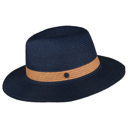 Chapeau Fedora Été Dora bleu marine JOULES