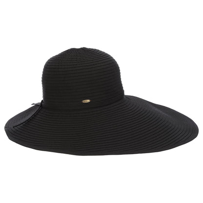 Chapeau Été à Bord Large Russo noir SCALA