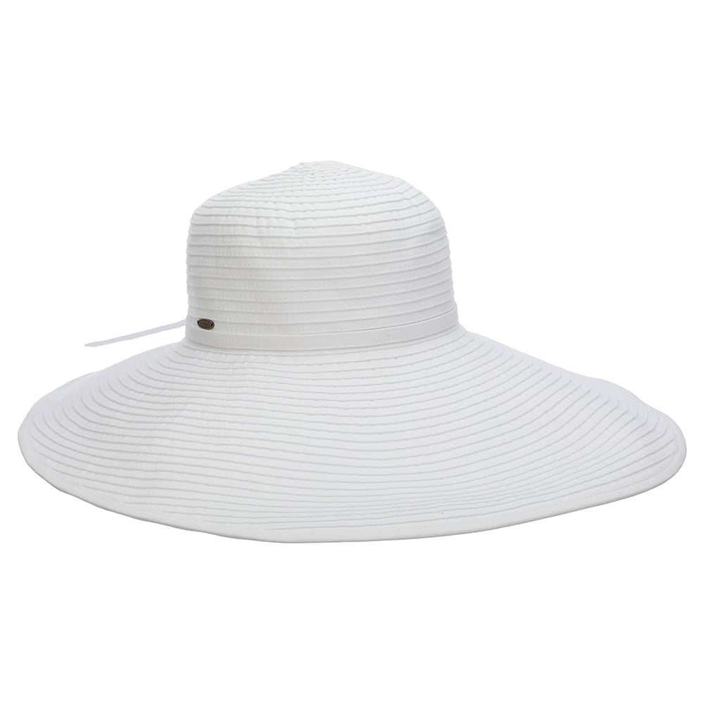 Chapeau Été à Bord Large Russo blanc SCALA