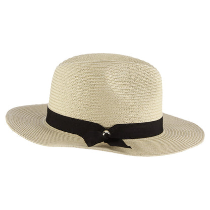 Chapeau Fedora Safari En Papier Tressé Beatty naturel SCALA
