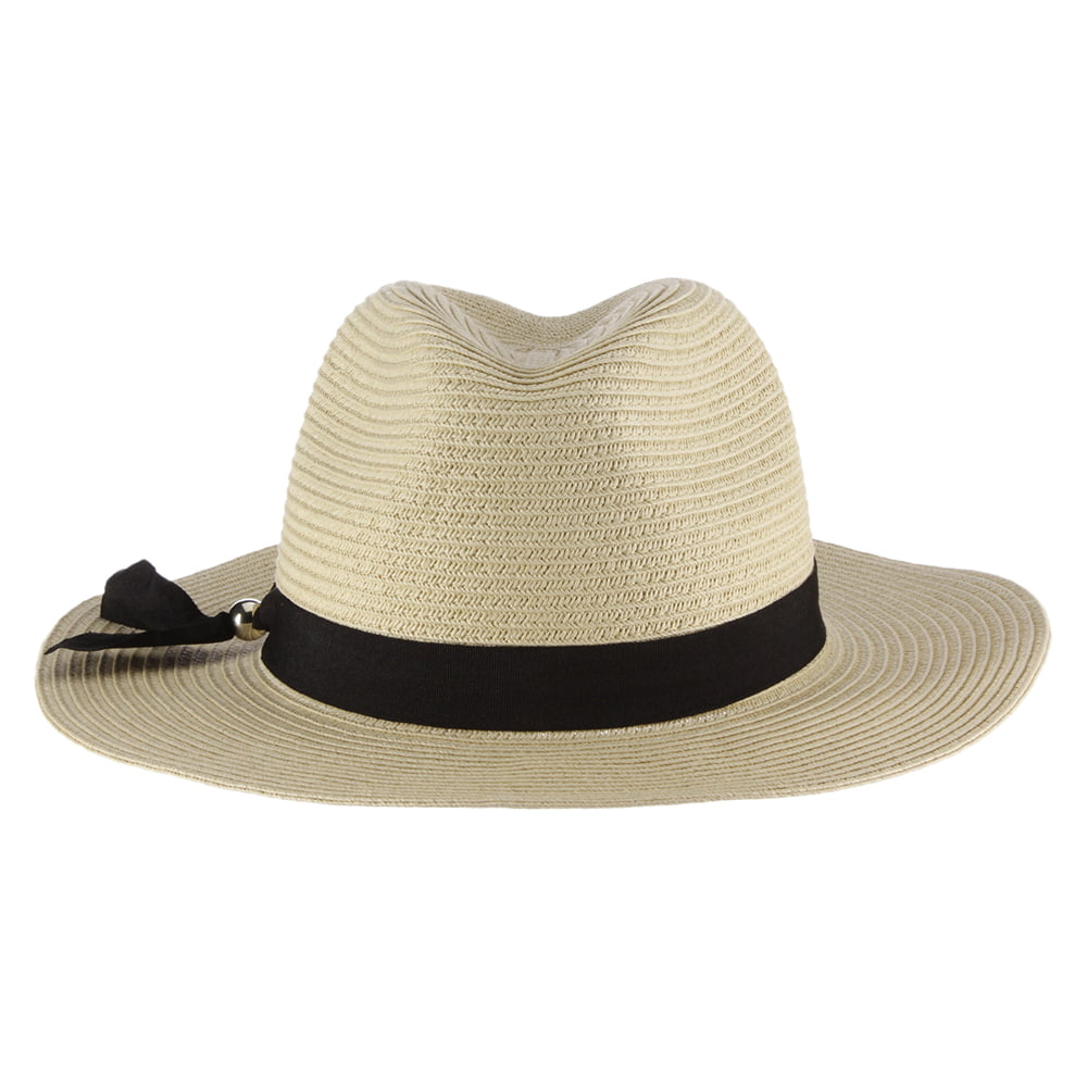 Chapeau Fedora Safari En Papier Tressé Beatty naturel SCALA