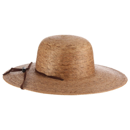 Chapeau Été en Paille de Palmier Tressée Borocay thé SCALA