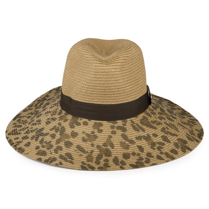 Chapeau Fedora Été à Bord Large Léopard Sia naturel-marron JOULES