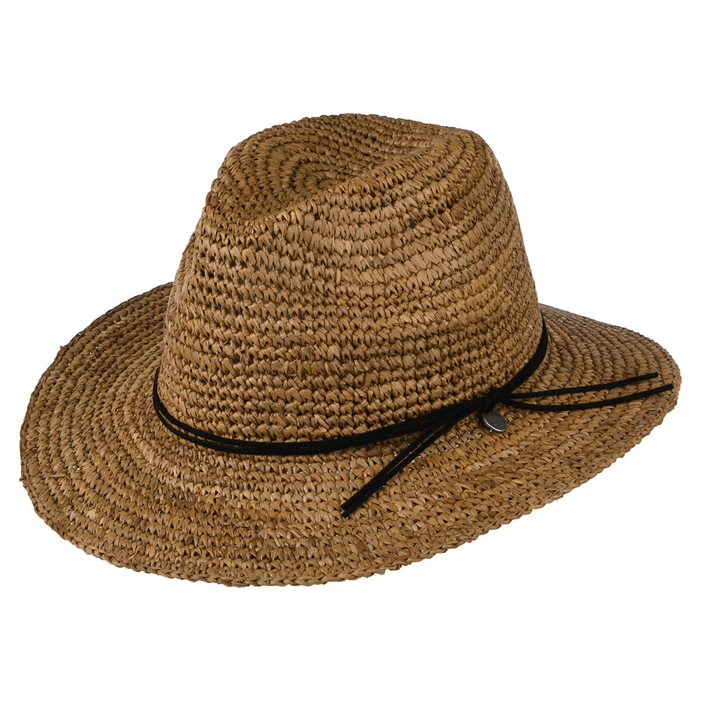 Chapeau Fedora en Paille Celery marron clair BARTS