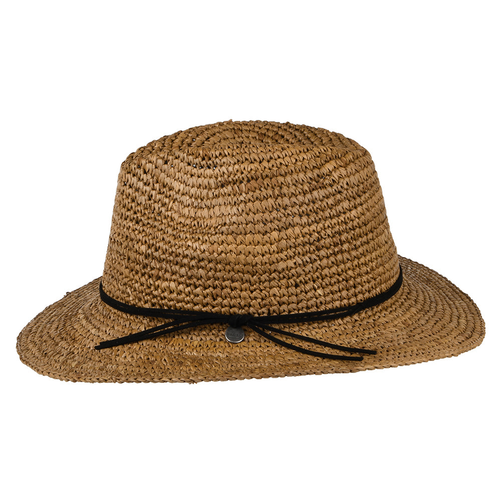 Chapeau Fedora en Paille Celery marron clair BARTS