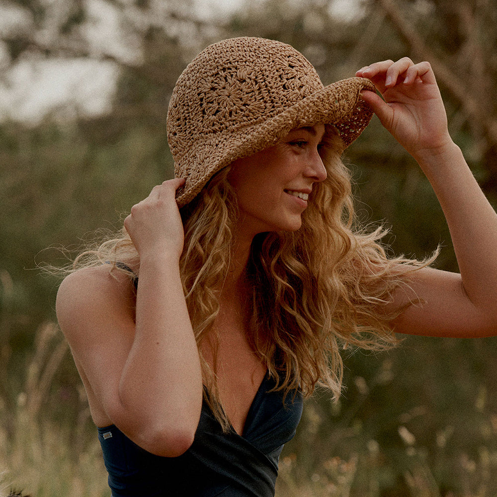 Chapeau Été Crocheté Candyflower naturel BARTS