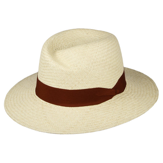 Chapeau Fedora Panama Florence naturel-rouille FAILSWORTH