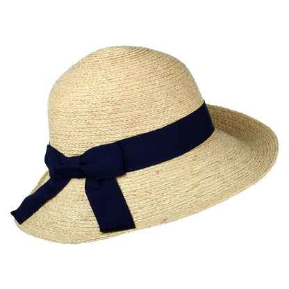 Chapeau Été en Paille Bronte naturel-bleu marine FAILSWORTH