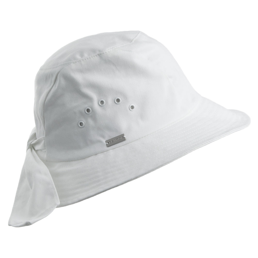 Chapeau Cloche Knotted blanc BETMAR