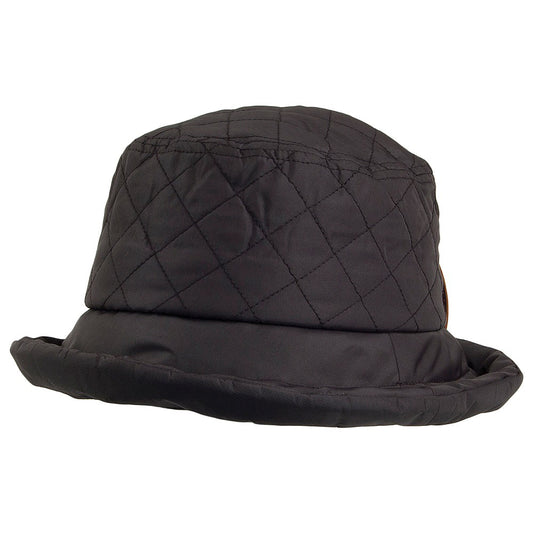Chapeau de Pluie Matelassé Imperméable Maia noir SCALA