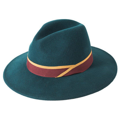 Chapeau Fedora Cotswolds Country bleu sarcelle FAILSWORTH