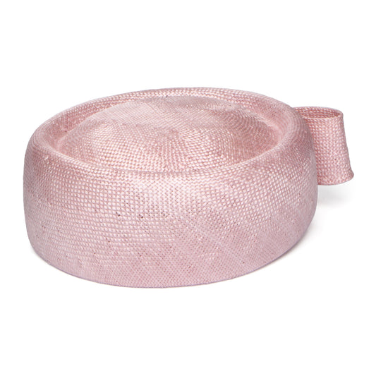 Chapeau Calot en Paille Jackie O rose WHITELEY