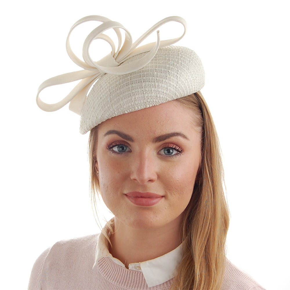 Chapeau Calot Lucille ivoire WHITELEY