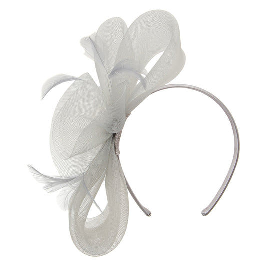 Chapeau Bibi Shauna argenté JANE ANNE DESIGNS