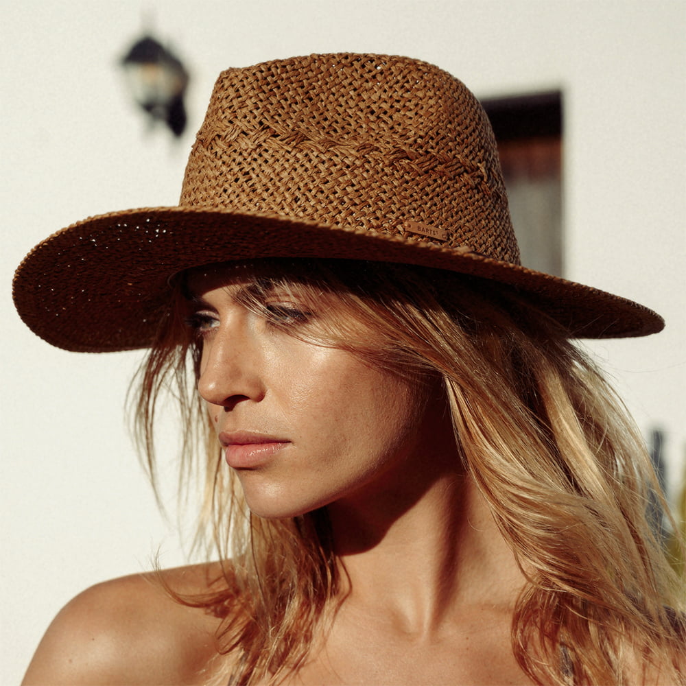 Chapeau Fedora Été Arday marron clair BARTS