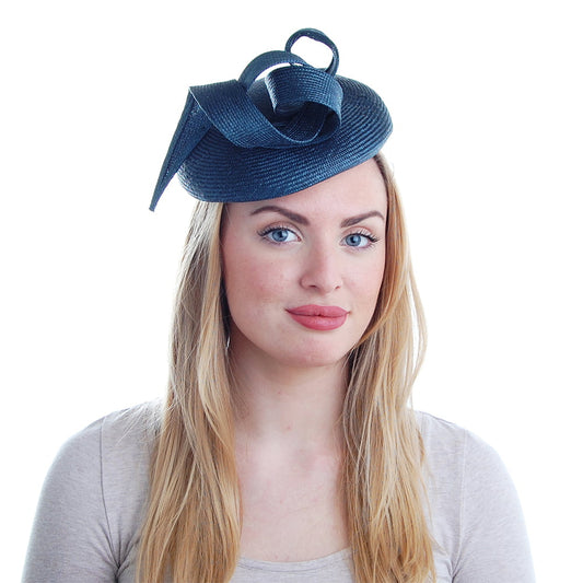 Chapeau Calot Genevieve bleu sarcelle foncé FAILSWORTH