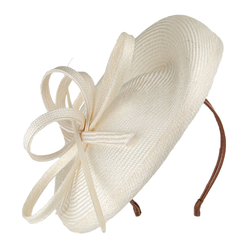 Chapeau Bibi Disque en Paille Bella ivoire WHITELEY