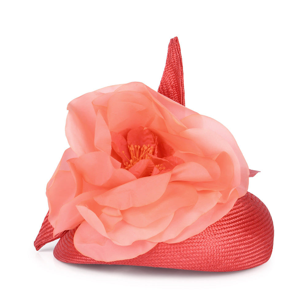 Chapeau Calot en Paille Fleur pêche WHITELEY