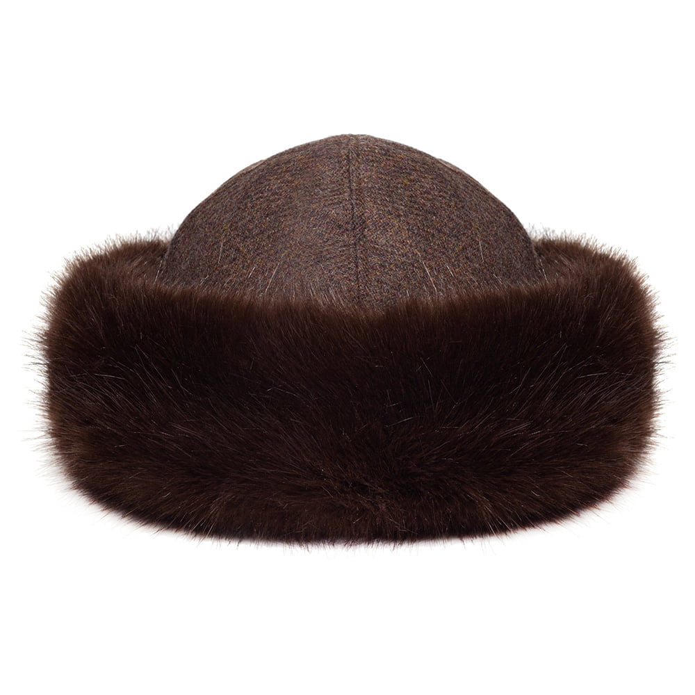 Chapeau Hiver en Fausse Fourrure Lara marron HELEN MOORE